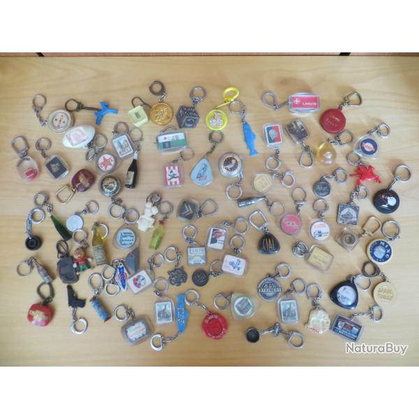 Lot de portes-cl�s vintages