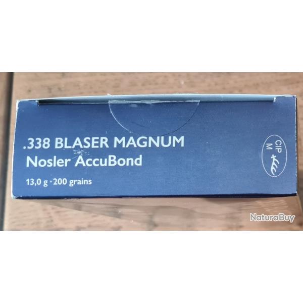 Balle 338 Blaser Magnum