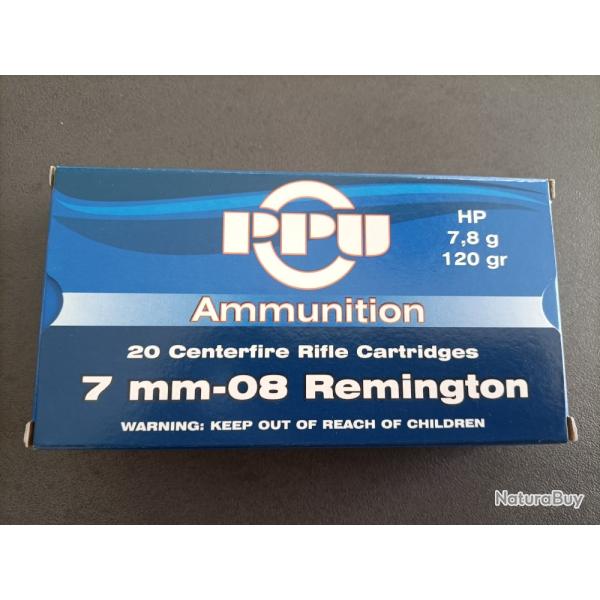 CARTOUCHES 7.08 REMINGTON PARTIZAN
