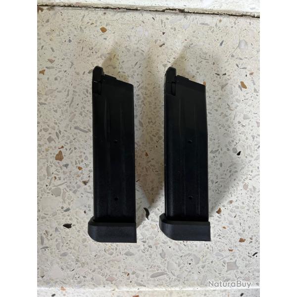 2 Chargeur gaz jhon wick 3 ASG/STI