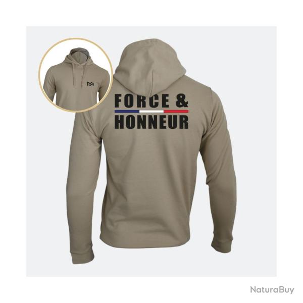 Sweat shirt Force Honneur Liser Light Sand