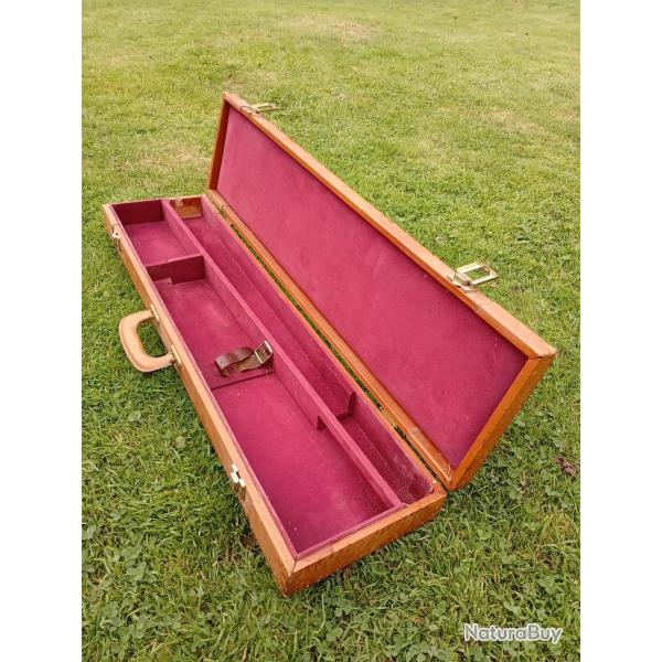 Mallette Fusil ancienne en cuir