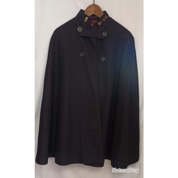 Cape Officier US Nurses Waac laine bleu marine nominatif WW2