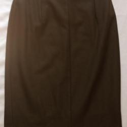 Jupe Officier US WAAC wool chocolat fabrication tailleur