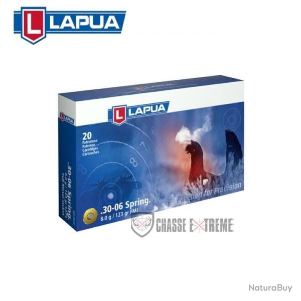 20 Munitions LAPUA  123Gr Cal 30-06 Sprg Fmj