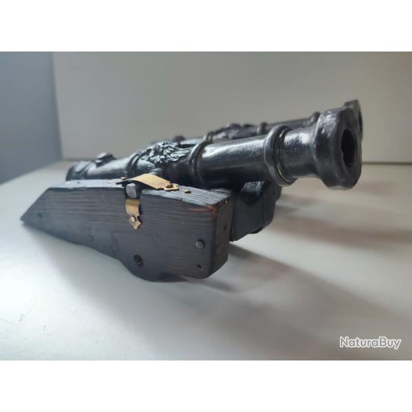 Paire de Canons de table poudre noire