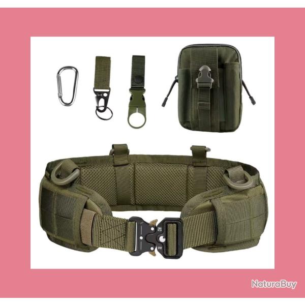 Ceinture tactique kaki ( envoi gratuit )