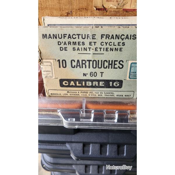 Boite pleine cartouches Manufacture Francaise d'armes et de cycles de saint etienne