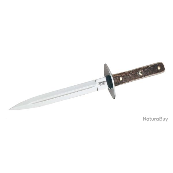 Dague de chasse Cudeman 23 cm bois de cerf