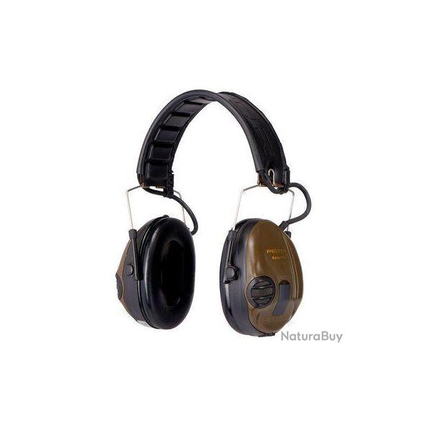 Casque �lectronique 3M Peltor SportTac coquilles oranges/vertes