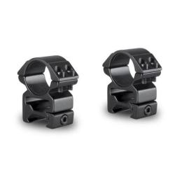 Colliers Hawke Haut pour &Oslash;30 mm, empreinte weaver/picatinny