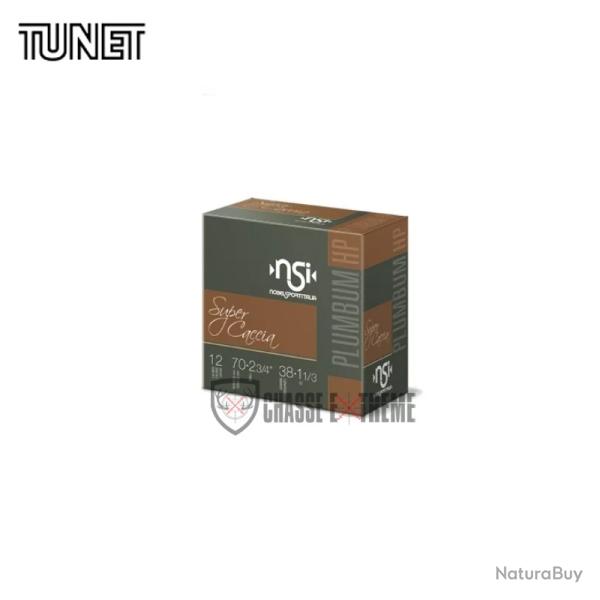 10 Cartouches TUNET Nsi Classica Super Caccia 38Gr Cal 12/70