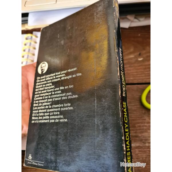 Trop petit mon ami James Hadley Chase carre noir