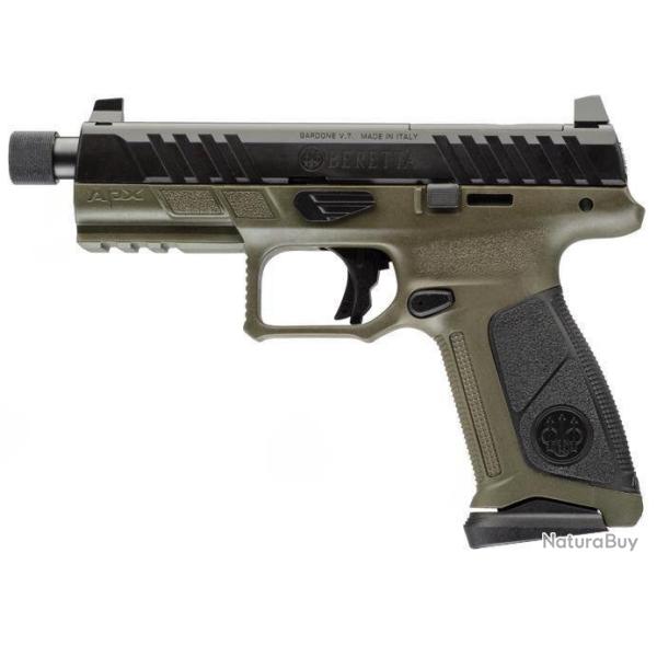 Pistolet BERETTA APX A1 FULL SIZE TACTICAL OD - Calibre 9x19 canon filet