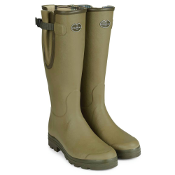 Bottes Le Chameau Vierzon - doubl&eacute;es jersey - Vert clair / 43