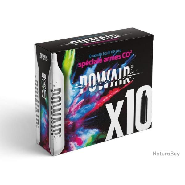 Cartouches CO2 POWAIR 12g par 10