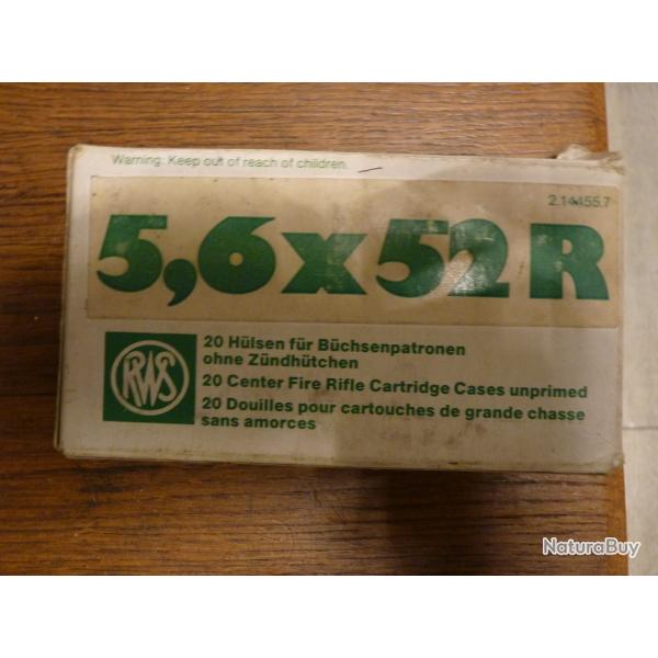 Une boite de 20douille 5.6X52