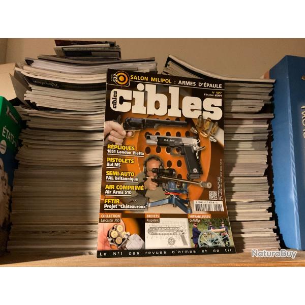 Vends 150 Num�ros de la revue CIBLE