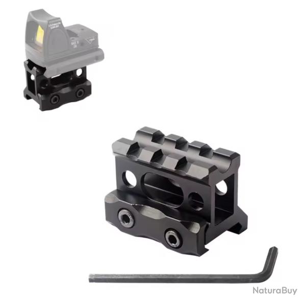 R�hausseur Rail Picatinny 20 mm pour point rouge zz