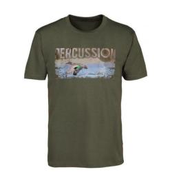 Tee-shirt Percussion S&eacute;rigraphie chasse B&eacute;casse / S - Canard / 2XL