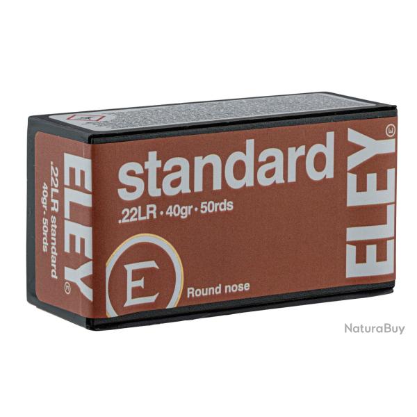 ELEY Standard 40gr Cal .22LR - Lot de 500 munitions