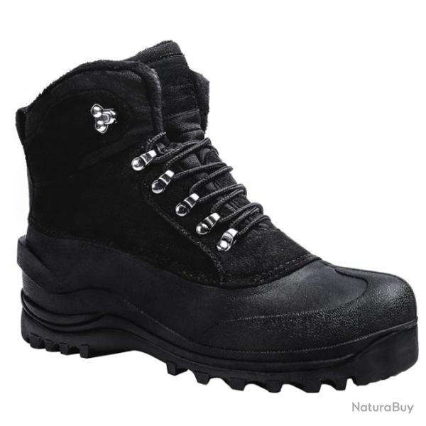 Chaussure de randonne - Doublure chaude et moelleuse - Impermable - Noir