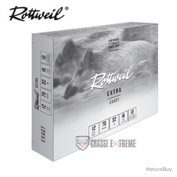 10 Munitions ROTTWEIL Exact 32Gr Cal 12/70
