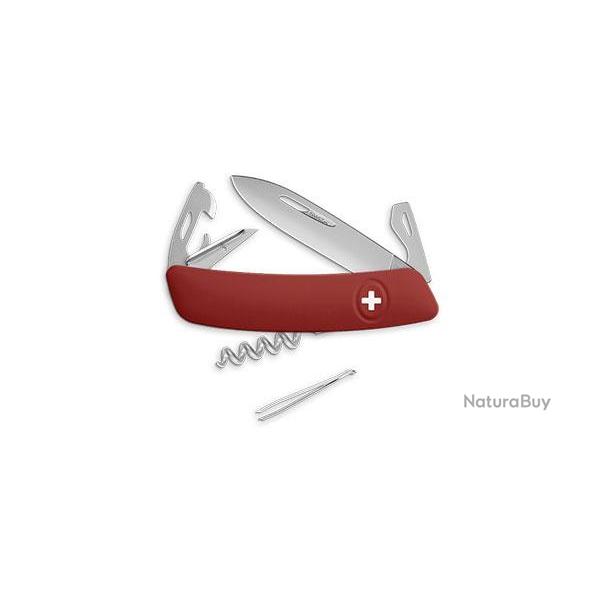 Couteau Suisse Swiza D03 Almatt rouge