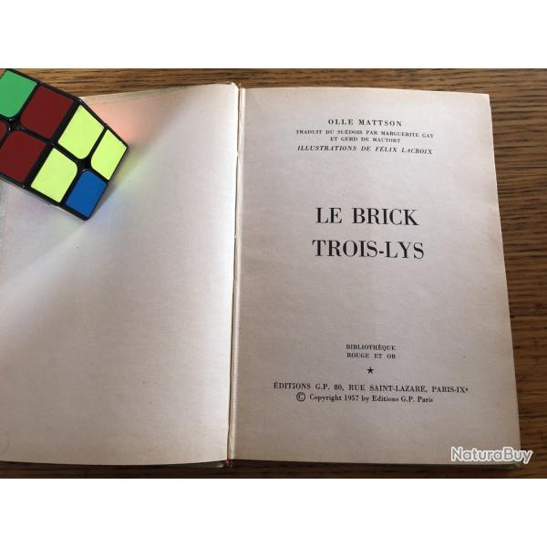 Livre: Olle Mattson, Le Brick Trois-Lys