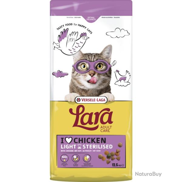 LARA  ADULT LIGHT STERILISED POULET 12.5KGS