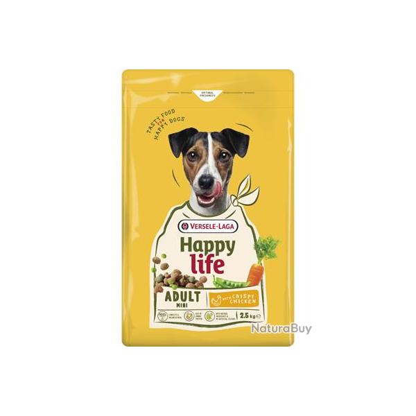 HAPPY LIFE ADULT MINI POULET 2.5KGS