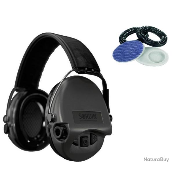CASQUE SORDIN SUPREME PRO NOIR gel offert