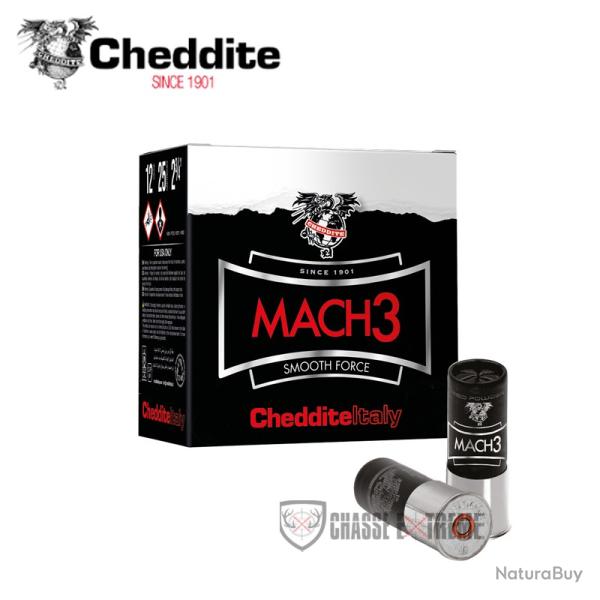 25 Cartouches CHEDDITE T5 Mach3 28Gr Cal 12/70 PB 8.5