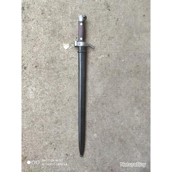 Ba�onnette mod�le 1892  2 type modifi�e