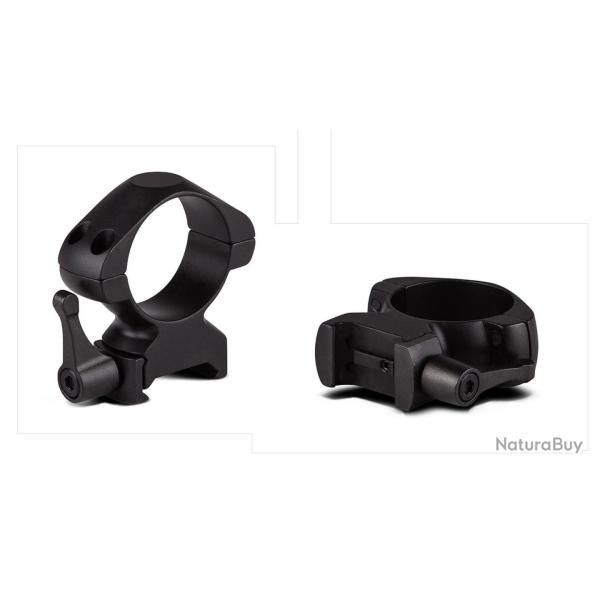 COLLIER ACIER QUICK RELEASE 25.4MM HAUT 27MM RAIL 21MM