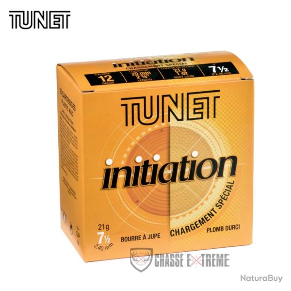 25 Cartouches TUNET Initiation 21Gr Cal 12/70 Pb 7.5