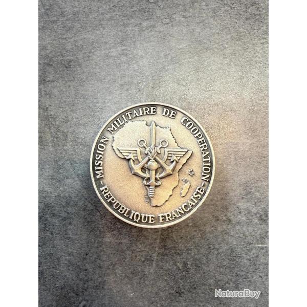 M�daille de table Mission Militaire de Coop�ration - R�publique Fran�aise