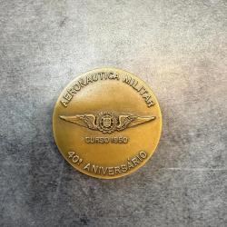 M&eacute;daille de table A&eacute;ronautique Militaire Portugal - 40e Anniversaire Promotion 1950
