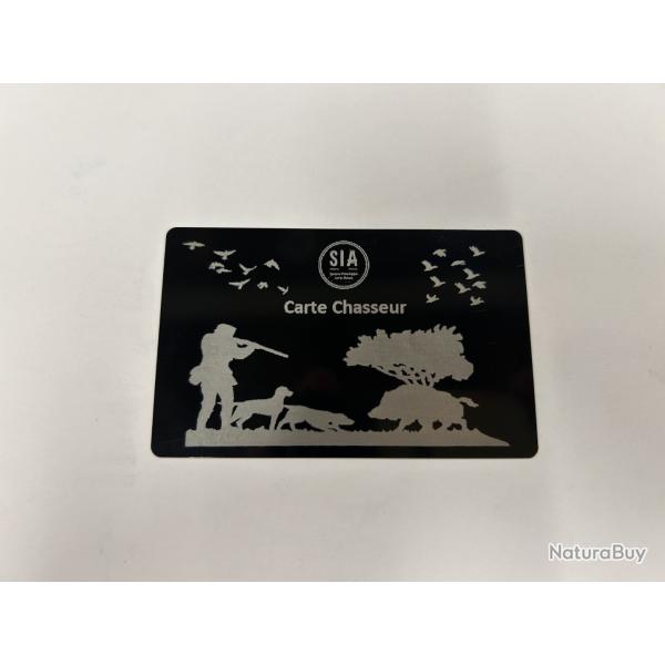 Carte SIA pour chasseur