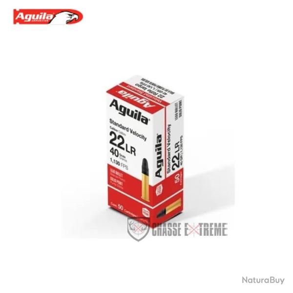 50 Cartouches AGUILA Standard Velocity 40Gr Cal 22Lr