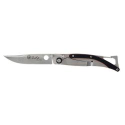 Couteau Lug Alpin manche G10 noir et orange