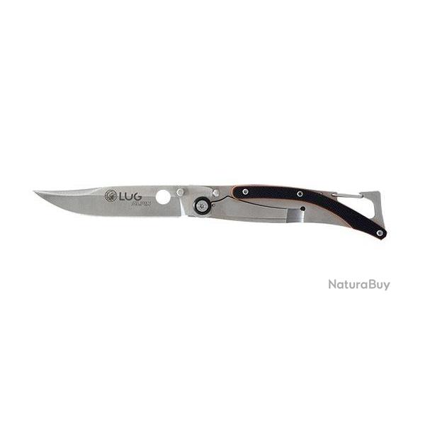 Couteau Lug Alpin manche G10 noir et orange