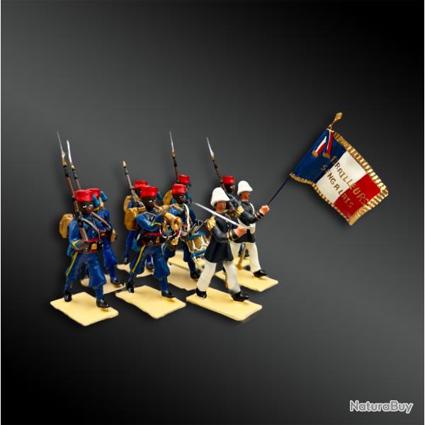 AU PLAT D'�TAIN, ATELIERS LUCOTTE  - COFFRET � Tirailleurs S�n�galais � - France