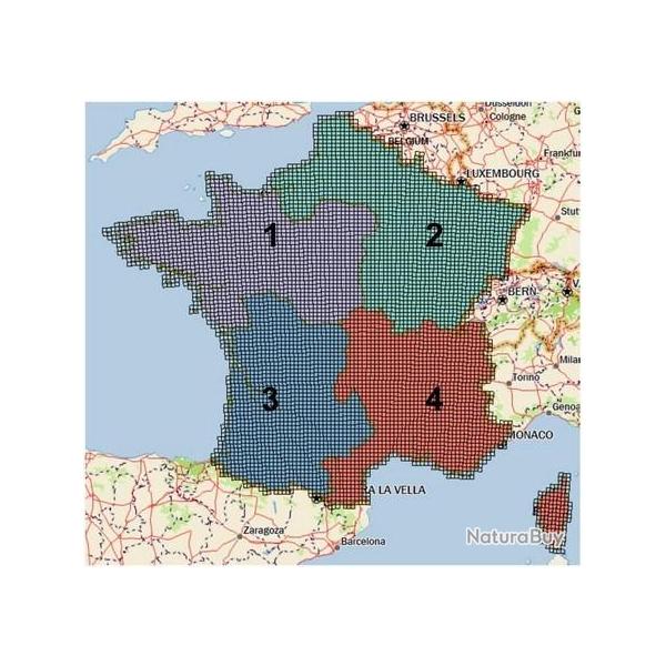 CARTOGRAPHIE FRANCE ENTIERE TEK 2.0