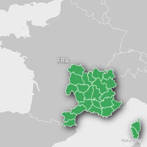 CARTE TOPO GARMIN 1/25000 1/4 FRANCE V6 POUR ALPHA 300 ALPHA 200 ALPHA 200 i ALPHA 100/50/ SUD EST