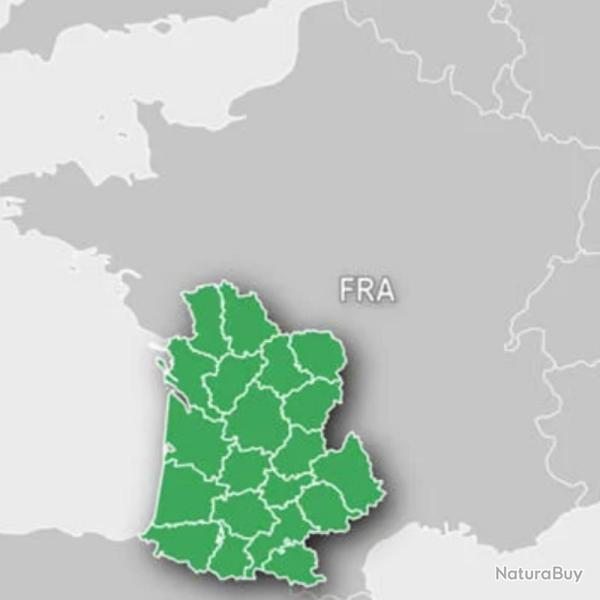 CARTE TOPO GARMIN 1/25000 1/4 FRANCE V6 POUR ALPHA 300 ALPHA 200 ALPHA 200 i ALPHA 100/50/ SUD OUEST