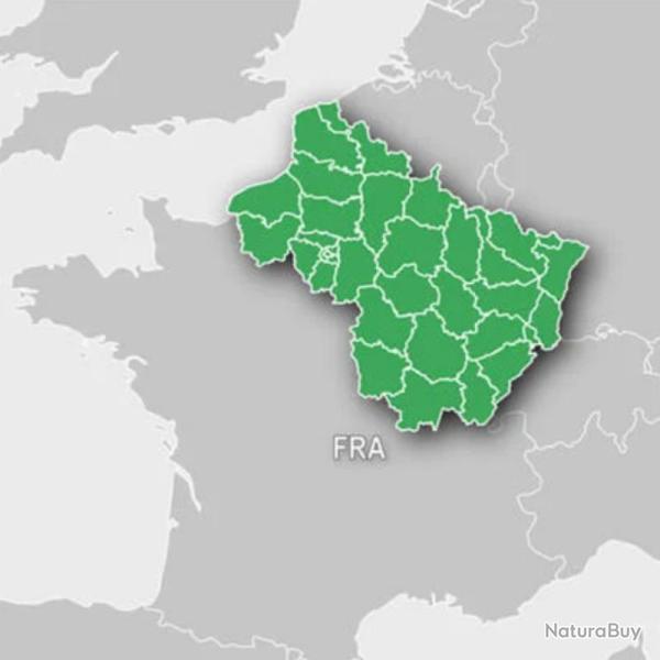 CARTE TOPO GARMIN 1/25000 1/4 FRANCE V6 POUR ALPHA 300 ALPHA 200 ALPHA 200 i ALPHA 100/50/ NORD EST