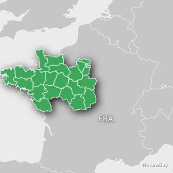 CARTE TOPO GARMIN 1/25000 1/4 FRANCE V6 POUR ALPHA 300 ALPHA 200 ALPHA 200 i ALPHA 100/50/ NORD OUES