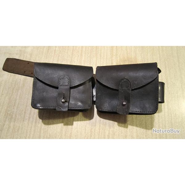 Ceinturon cuir et cartouchi�res Mod 16 - WW1