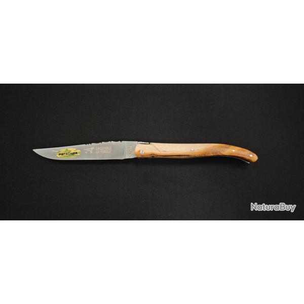 Couteau Laguiole Le Fidle Manche Pistachier - Rf. 12PLPI | Artisanat Franais lgant